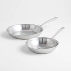 Set de 2 Poêles Inox