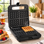 Panini Gaufrier 2 en 1 LAMACOM – 1400W | Plaques Interchangeables