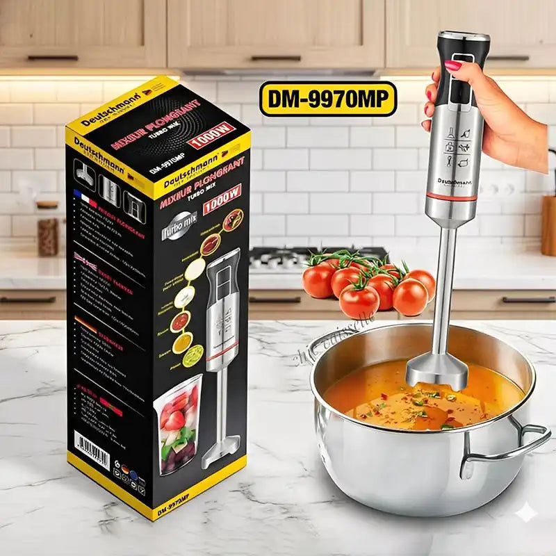 خلاط يدوي قوي 1000W – Mixeur Plongeant متعدد الاستعمالات (DM-9970MP)